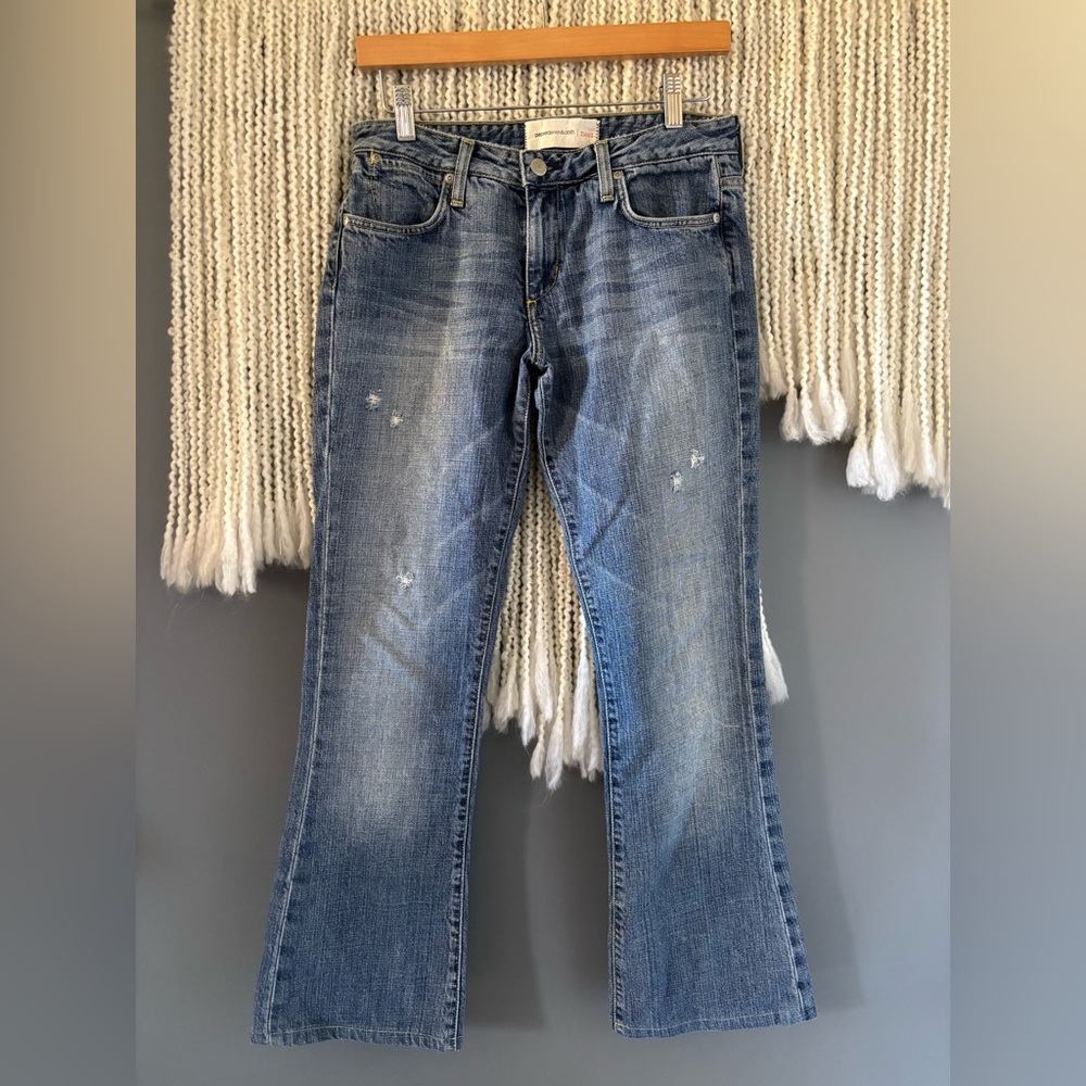 Paper Denim and Cloth Vintage Distressed Bootcut Jeans